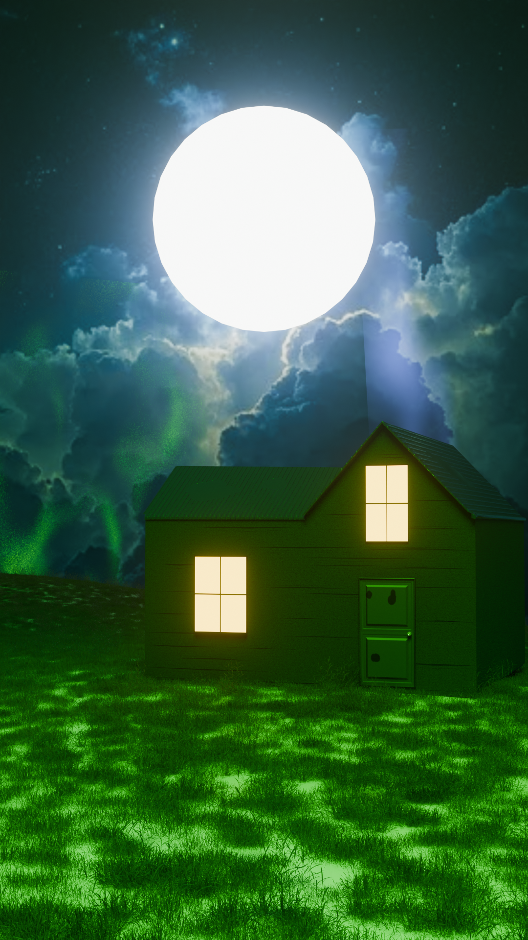 Moonlit House